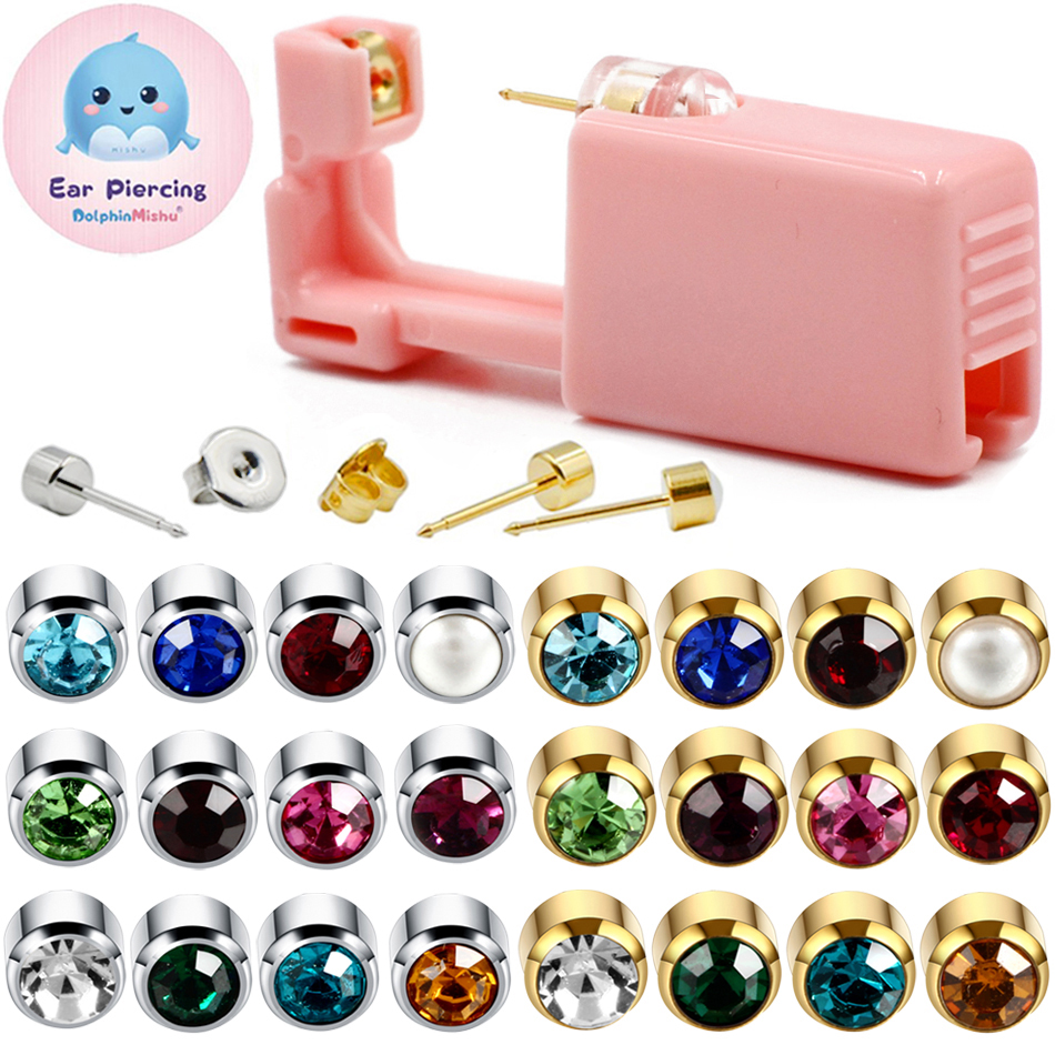 Body Jewelry Ear Plugs - 1pcs Mishu Surgical Steel Ear Stud
