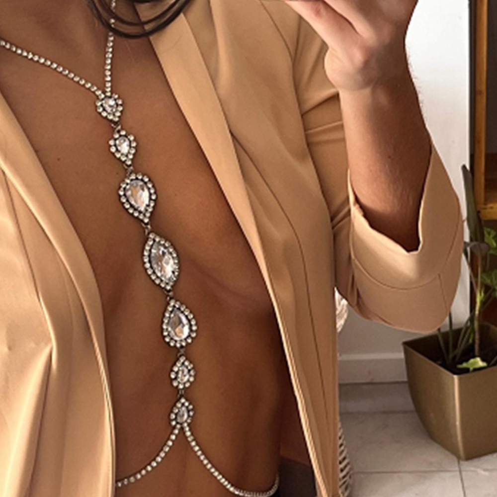 Fashion Sexy Water Drop Neckla - Body Jewelry Luxury のレビューと価格