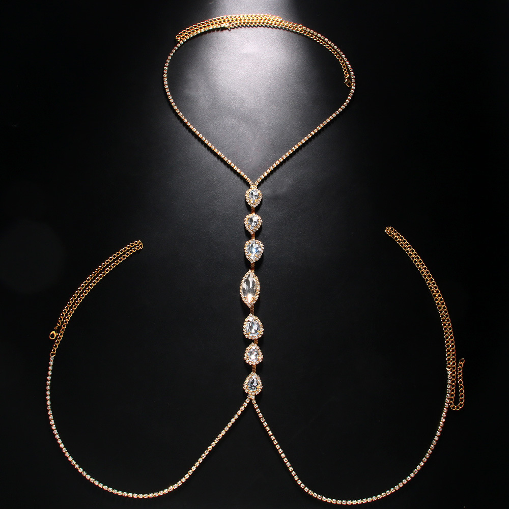 Fashion Sexy Water Drop Neckla - Body Jewelry Luxury のレビューと価格