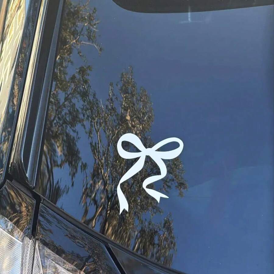 1 Pc Bow Car Decal, Vinyl Girl - Body Jewelry Rings のレビューと価格