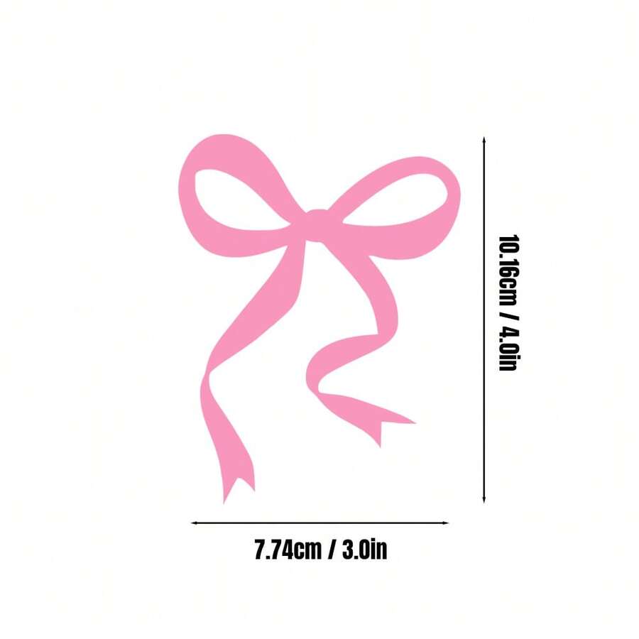 1 Pc Bow Car Decal, Vinyl Girl - Body Jewelry Rings のレビューと価格