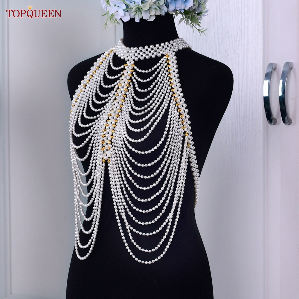 TOPQUEEN VG48 Bride Vest Cape  - Body Jewelry Vest のレビューと価格