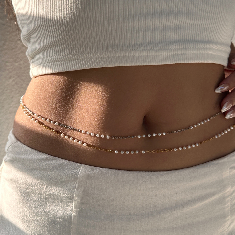 ENFASHION Waist Chain Imitatio - Body Jewelry Gold Plated のレビューと価格