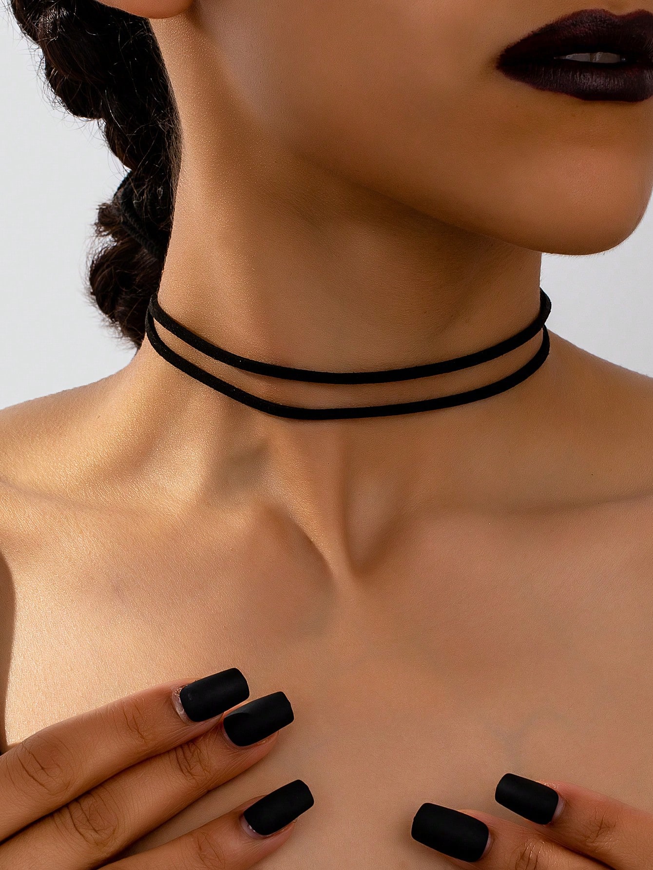 1pc Gothic Style Double-Layer  - Body Jewelry Etc のレビューと価格