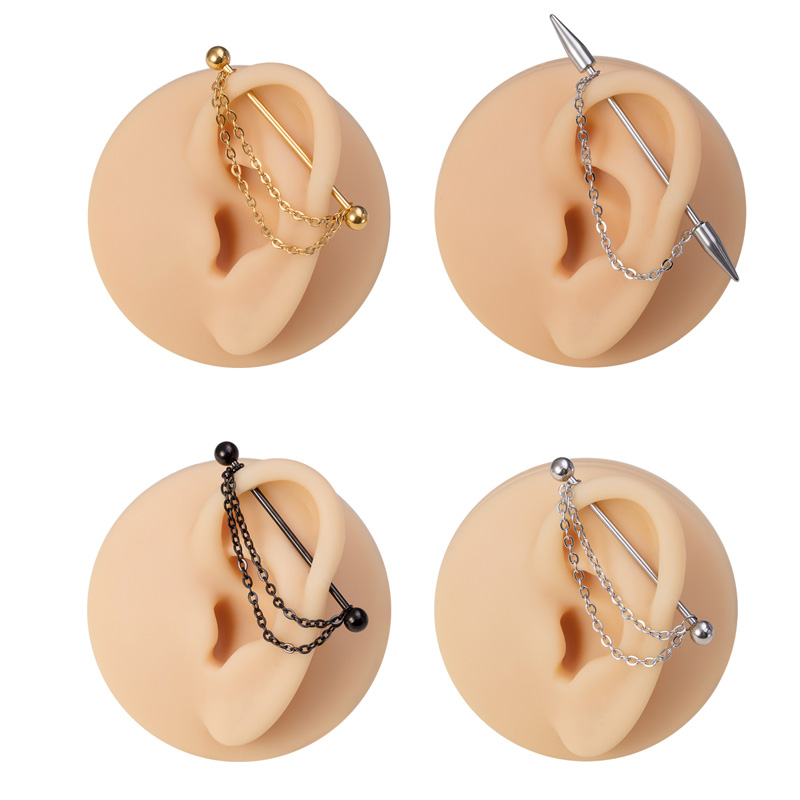 1pc Industrial Piercing Barbel - Body Jewelry Implants のレビューと価格