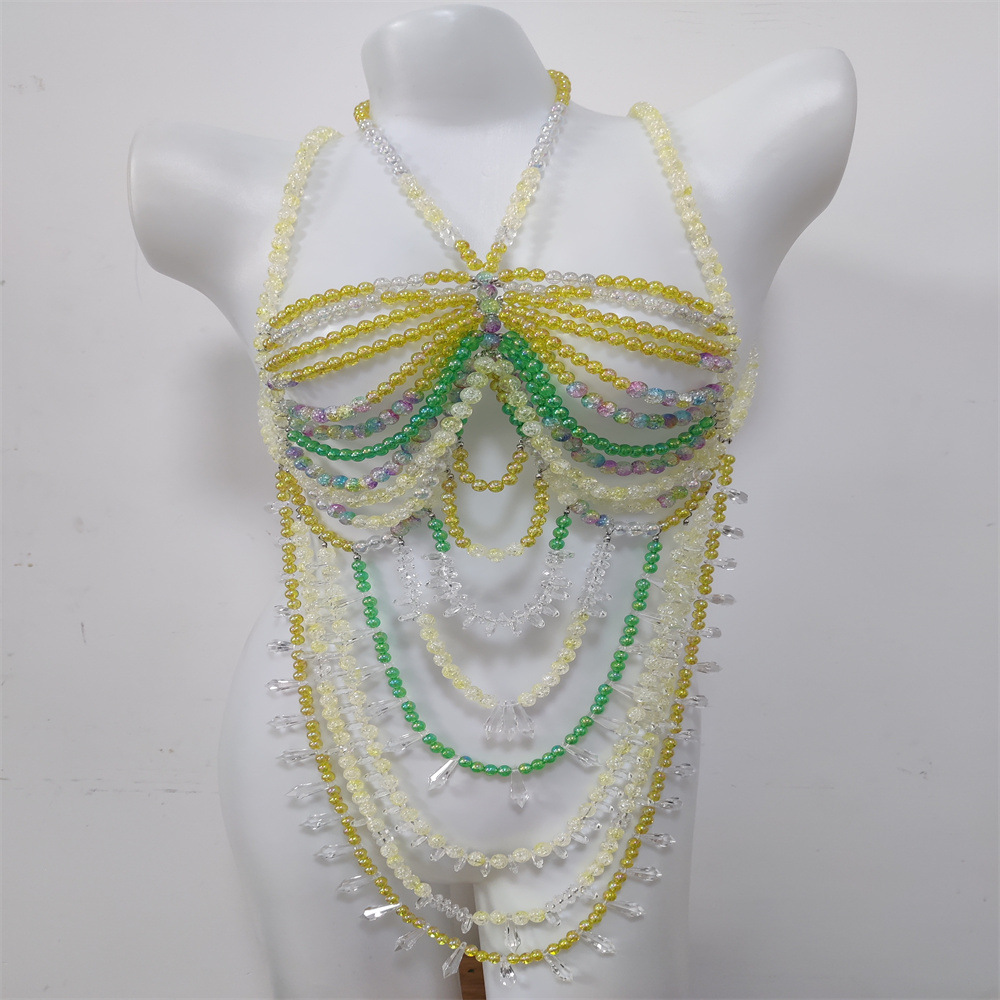 Woman Body Jewelry Europe And  - Body Jewelry Vest のレビューと価格