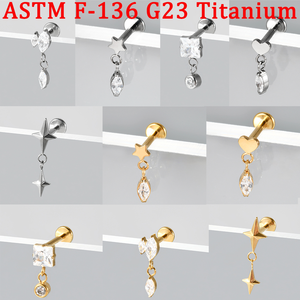 1PC F-136 Implant Titanium Cro - Body Jewelry Implants のレビューと価格
