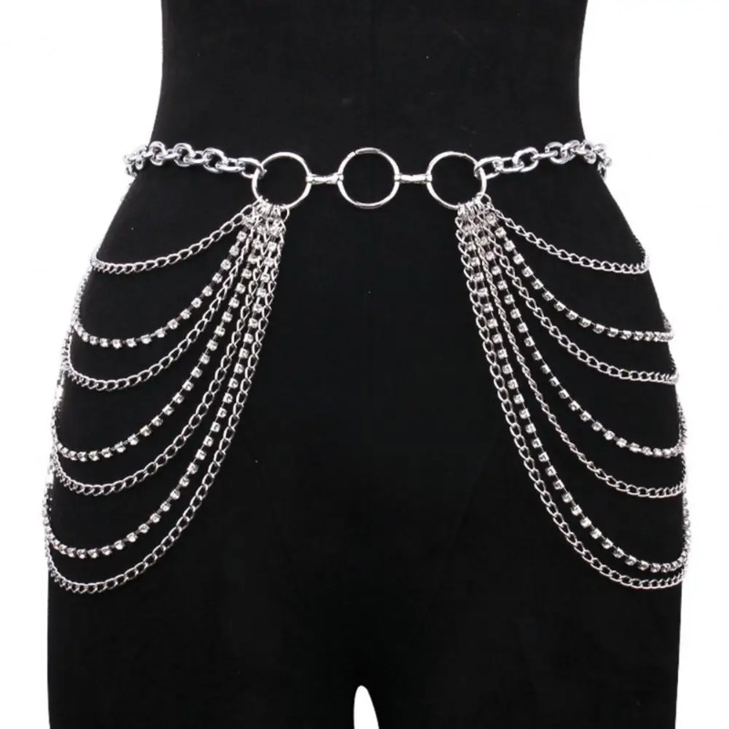 Waist Chain Jewelry Adjustable - Body Jewelry Harness のレビューと価格