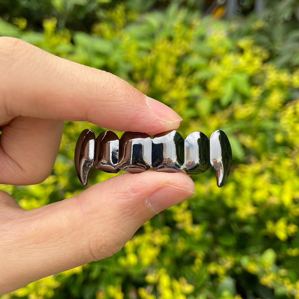 RACHELZ Hip Hop Black Fangs To - Body Jewelry Gold Plated のレビューと価格