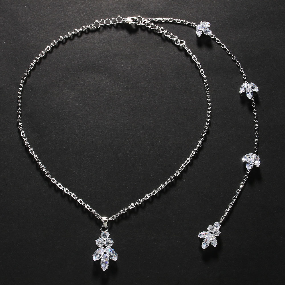 Back Chain Rhinestone Pendant  - Body Jewelry For Backless Dress のレビューと価格