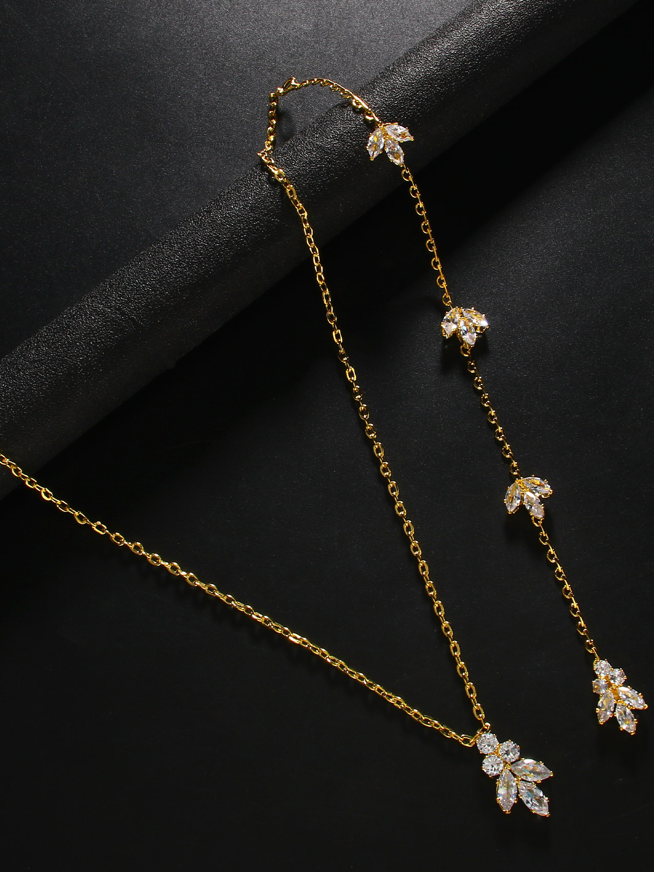 Back Chain Rhinestone Pendant  - Body Jewelry For Backless Dress のレビューと価格