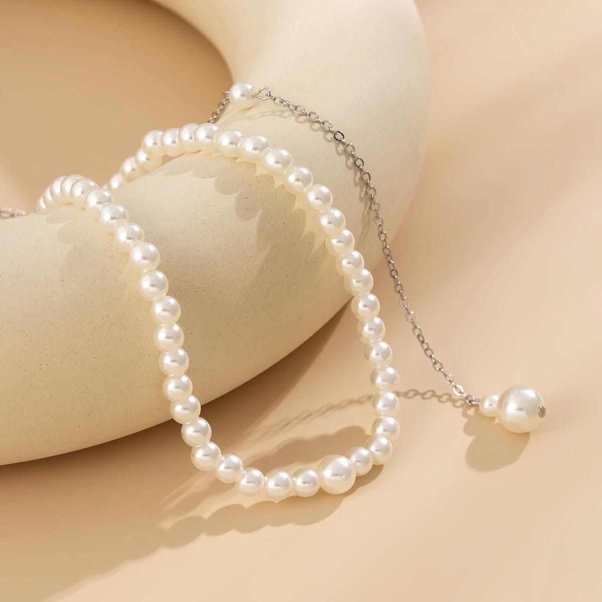 Exquisite Imitation Pearls Lon - Body Jewelry For Backless Dress のレビューと価格
