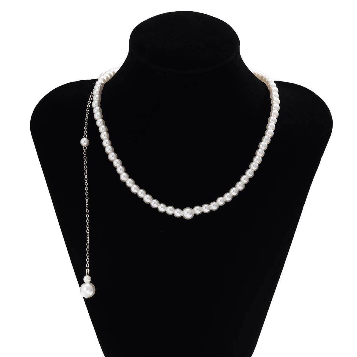 Exquisite Imitation Pearls Lon - Body Jewelry For Backless Dress のレビューと価格