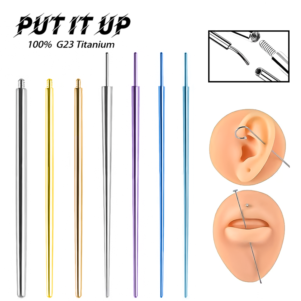 PUTITUP 10-Piece Set Of F136 T - Body Jewelry Implants のレビューと価格