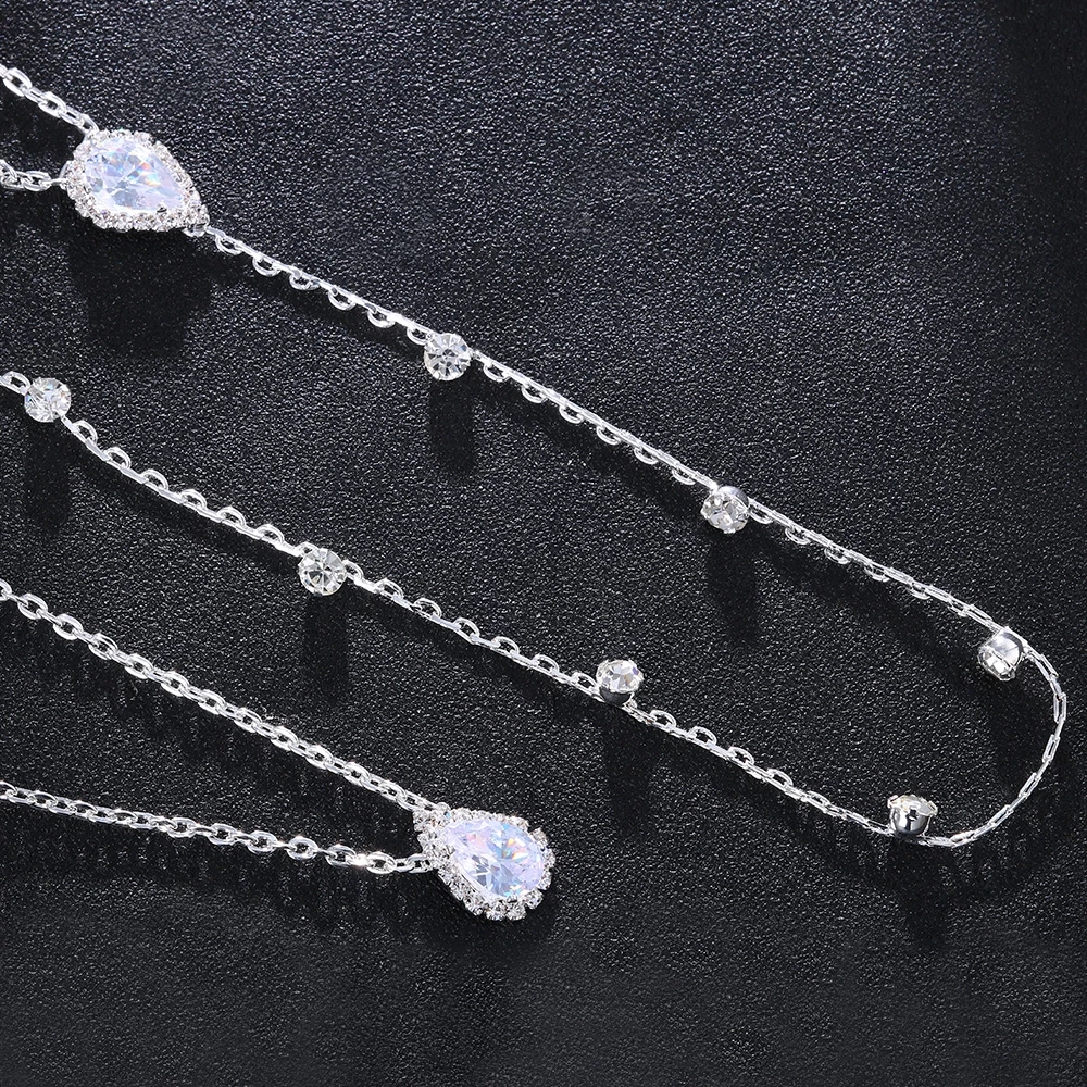 Stonefans Zircon Water Drop Cr - Body Jewelry For Backless Dress のレビューと価格