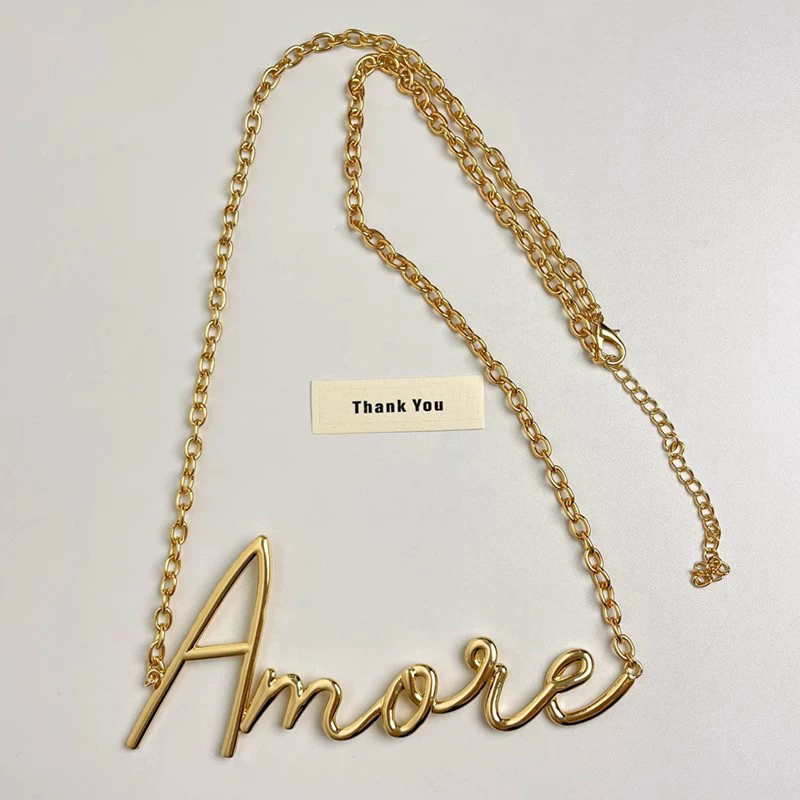 2025 New Retro Gold Letter Wai - Body Jewelry Gold のレビューと価格