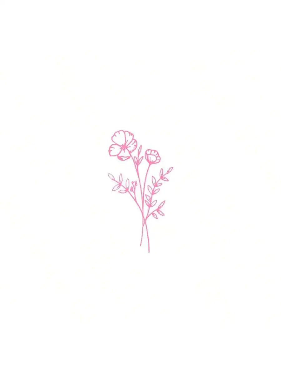 1pc Wild Flower Car Sticker, S - Body Jewelry Back のレビューと価格