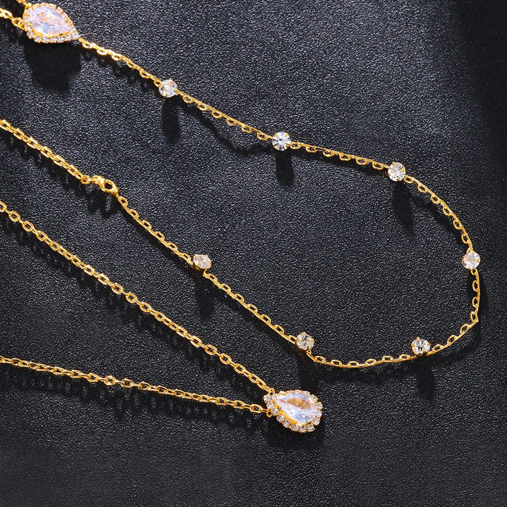 Sexy Crystal Back Chain Body J - Body Jewelry For Backless Dress のレビューと価格