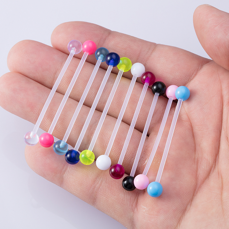 10-50pcs Acrylic Cartilage Ear - Body Jewelry Implants のレビューと価格