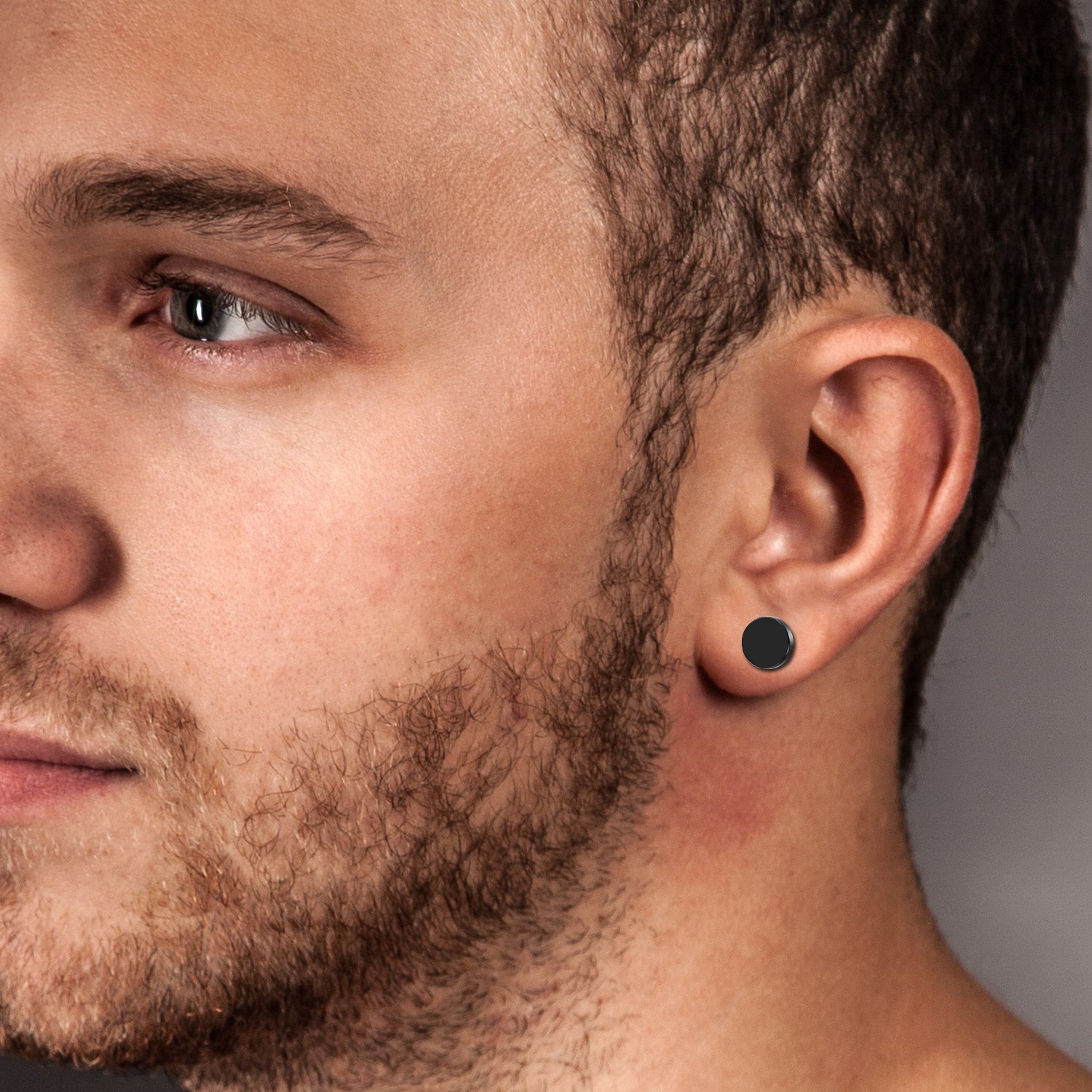 2Pcs/6Pcs Black Stainless Stee - Body Jewelry Ear Plugs のレビューと価格