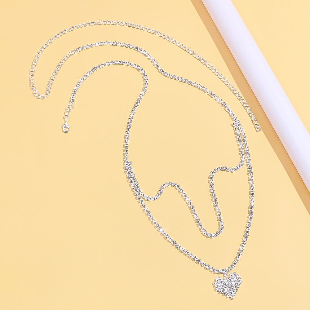 Rhinestone Double Layer Full P - Body Jewelry Gold Plated のレビューと価格