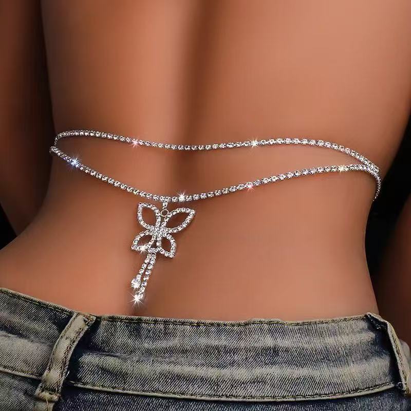 Luxury Rhinestone Double Chain - Body Jewelry Luxury のレビューと価格