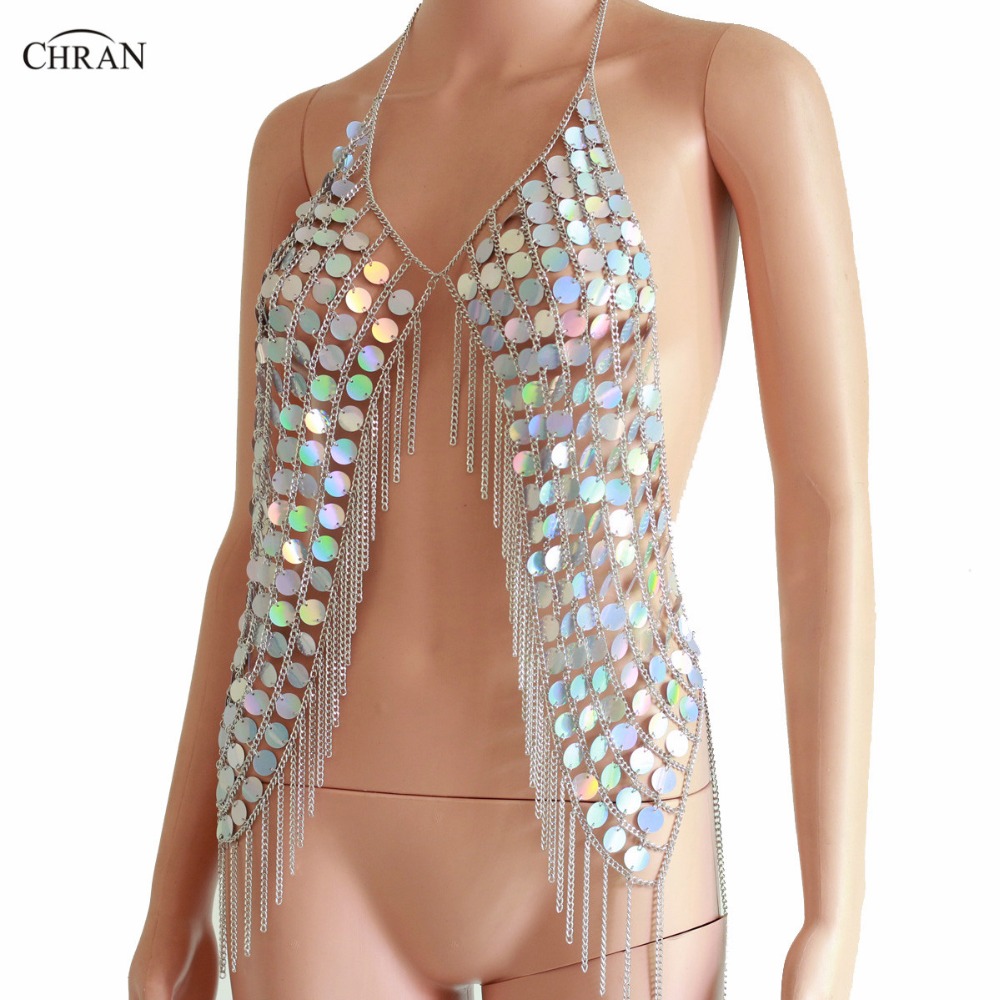 Chran New Sexy Spark Vest Summ - Body Jewelry Vest のレビューと価格