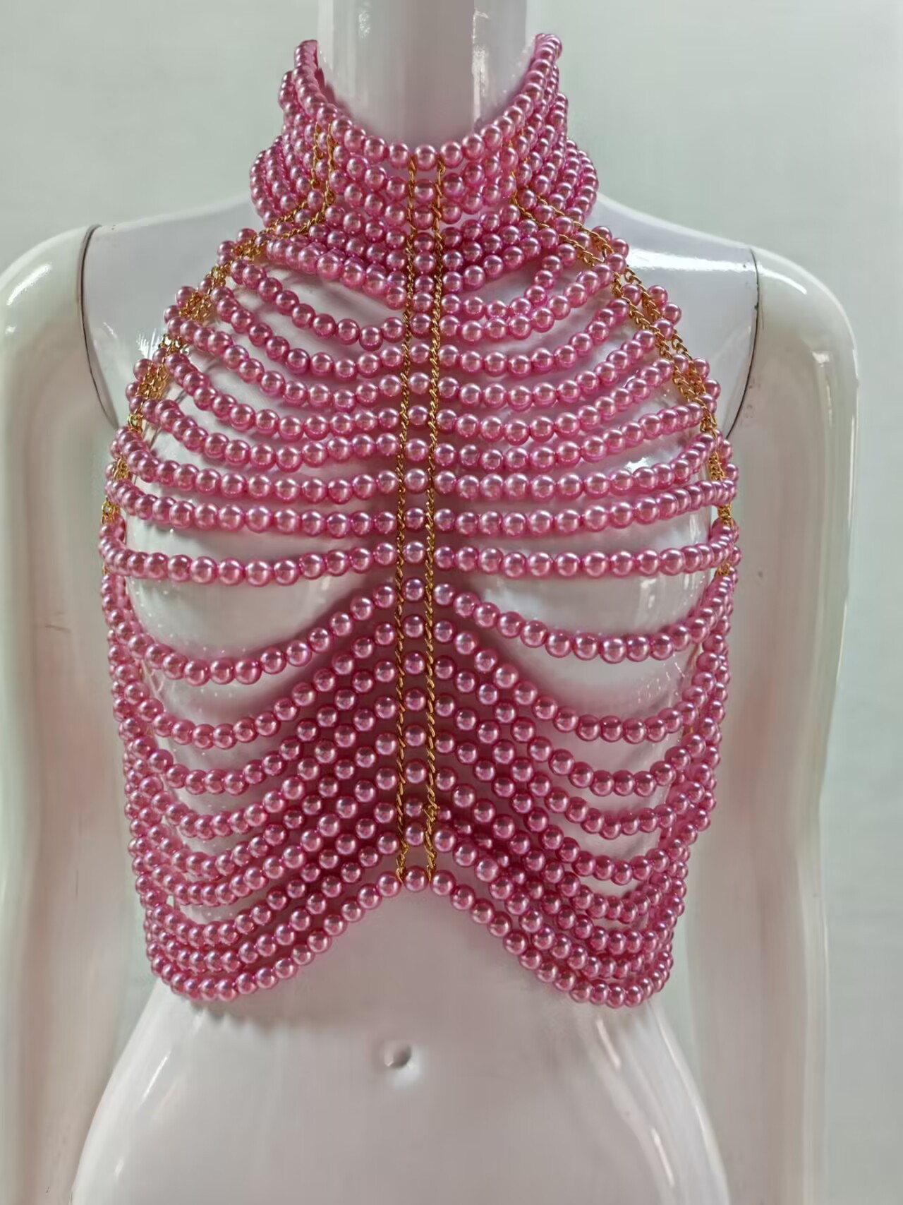 Women's Tank Tops Pile Collar  - Body Jewelry For Backless Dress のレビューと価格
