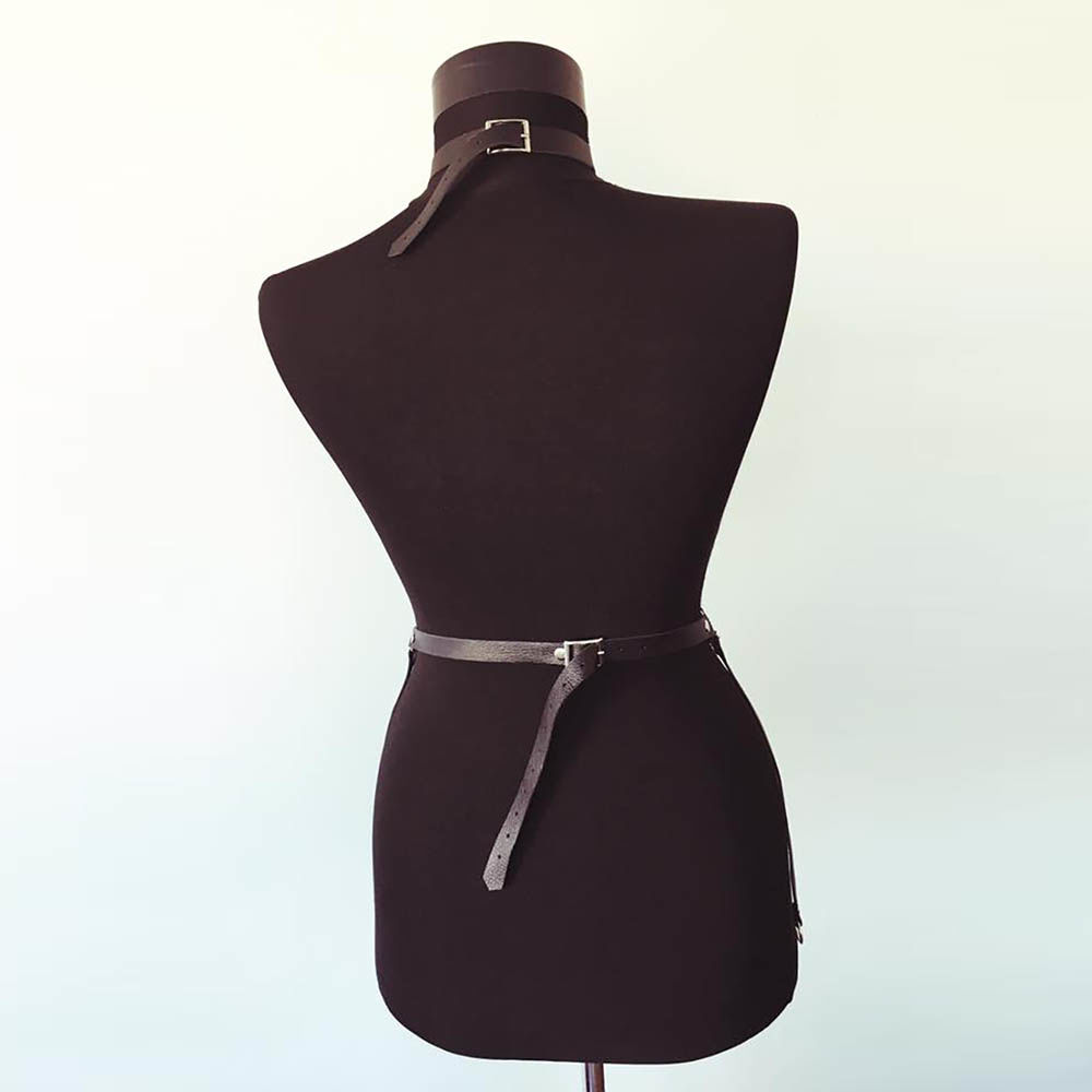 Punk Leather Body Chains Tasse - Body Jewelry Harness のレビューと価格