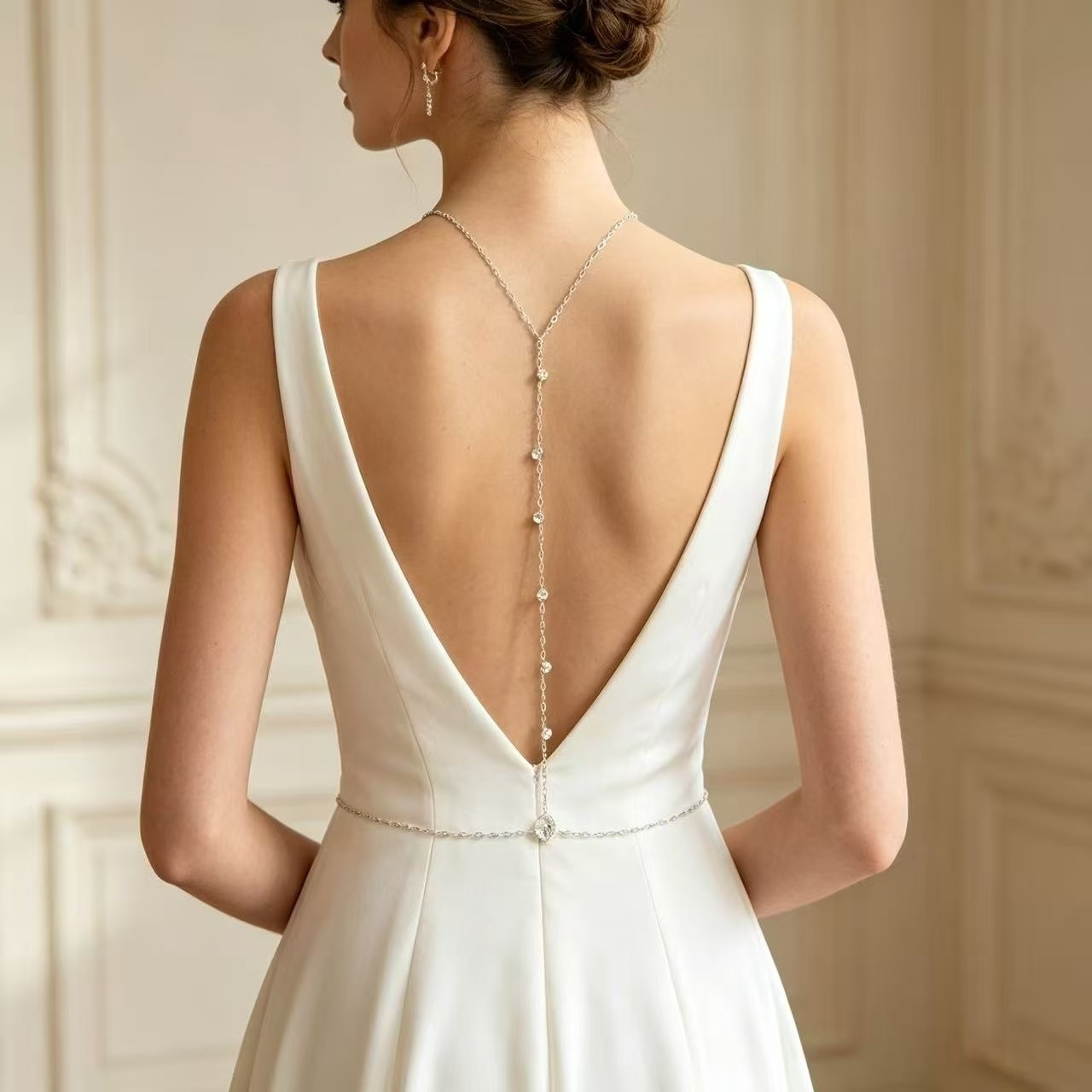 Elegant and graceful bridal ba - Body Jewelry Back のレビューと価格