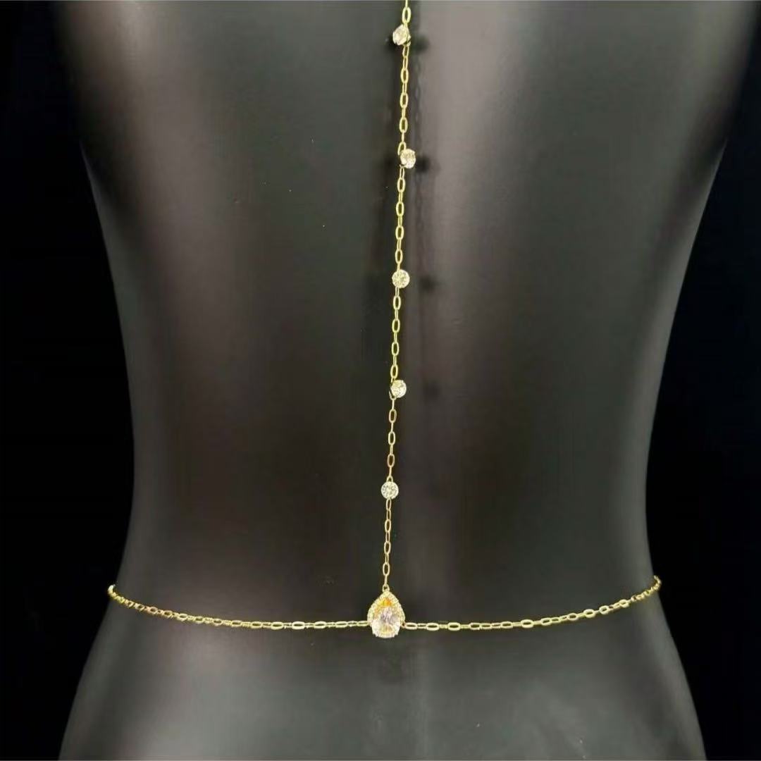 Elegant and graceful bridal ba - Body Jewelry Back のレビューと価格