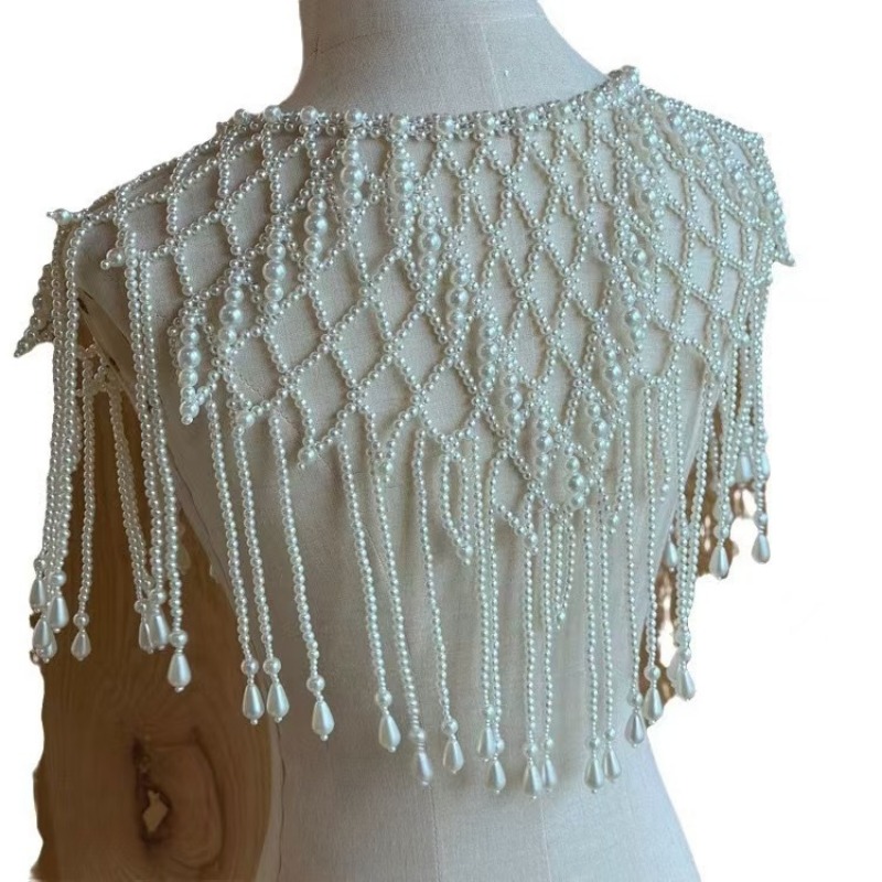 Victorian Inspired Beaded Shaw - Body Jewelry Vest のレビューと価格