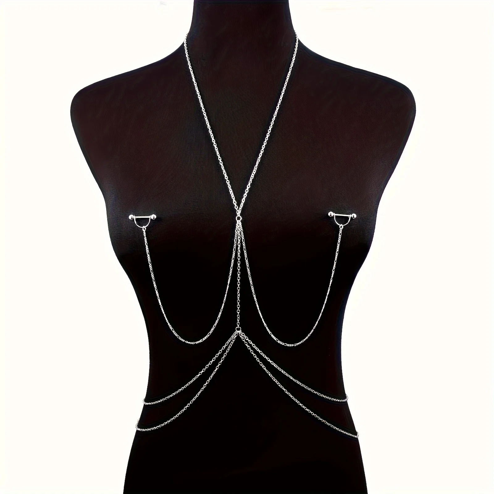 1pc  Elegant & Sexy Body Chain - Body Jewelry Rings のレビューと価格