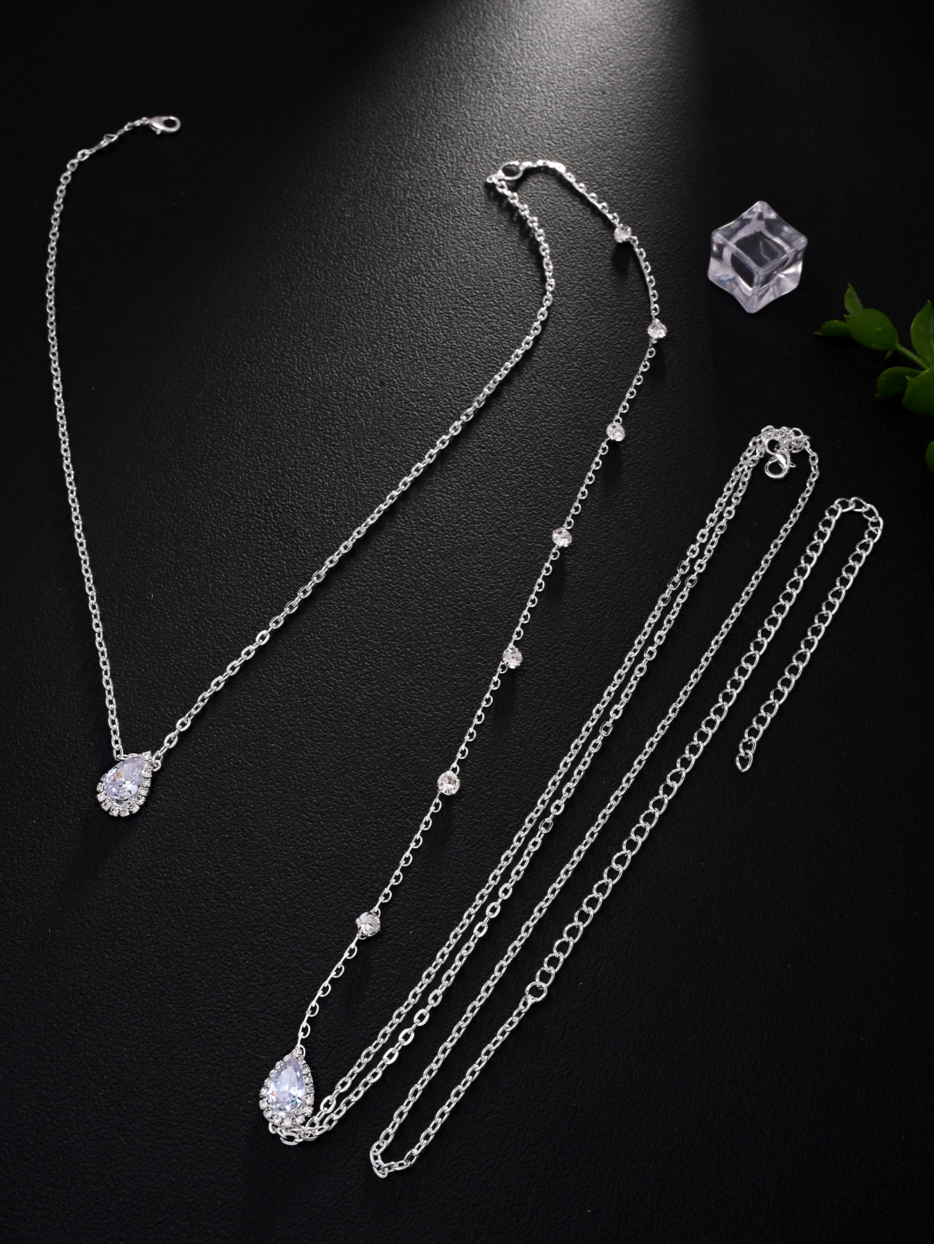 Gold Silver Teardrop Crystal B - Body Jewelry For Backless Dress のレビューと価格