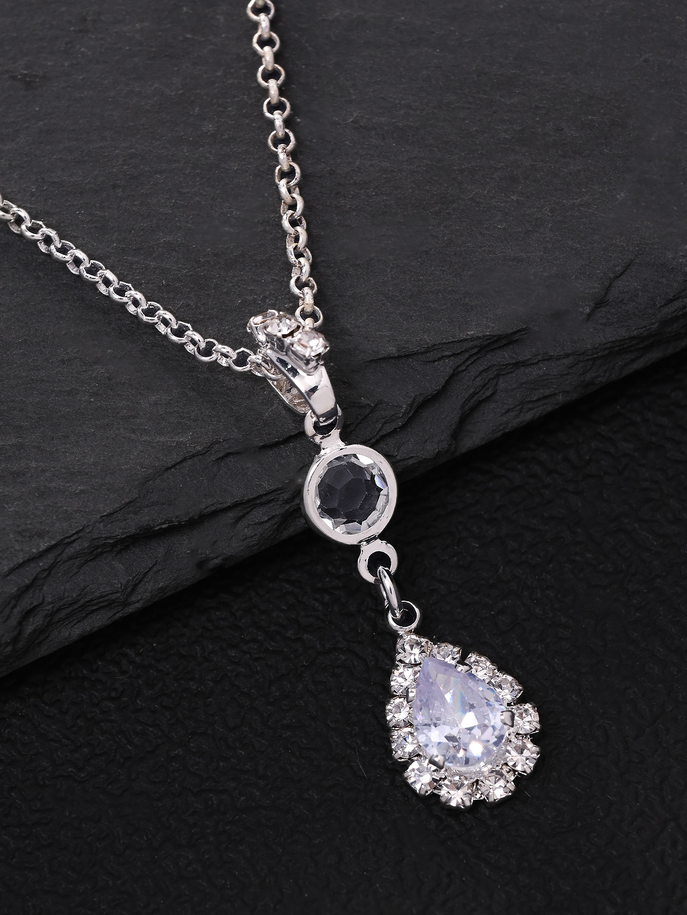 Rhinestone Waterdrop Back Neck - Body Jewelry For Backless Dress のレビューと価格