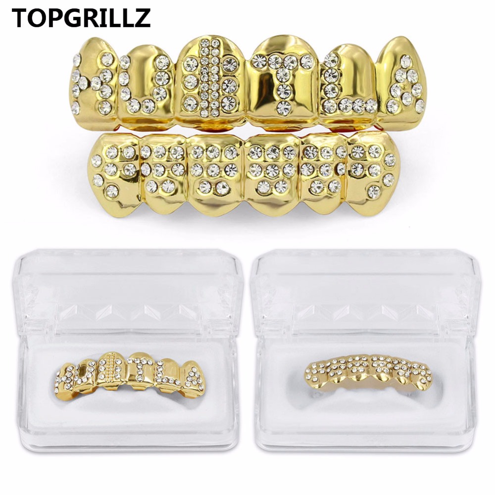 TOPGRILLZ Gold Color Plated Ic - Body Jewelry Gold Plated のレビューと価格