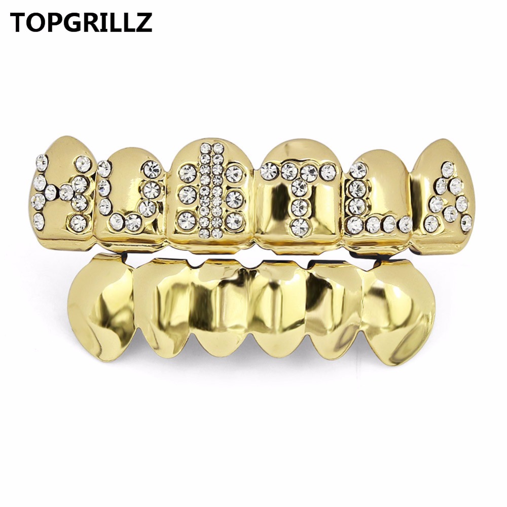 TOPGRILLZ Gold Color Plated Ic - Body Jewelry Gold Plated のレビューと価格