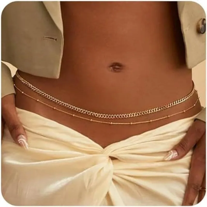 Waterproof Waist Chains for Wo - Body Jewelry Gold Plated のレビューと価格