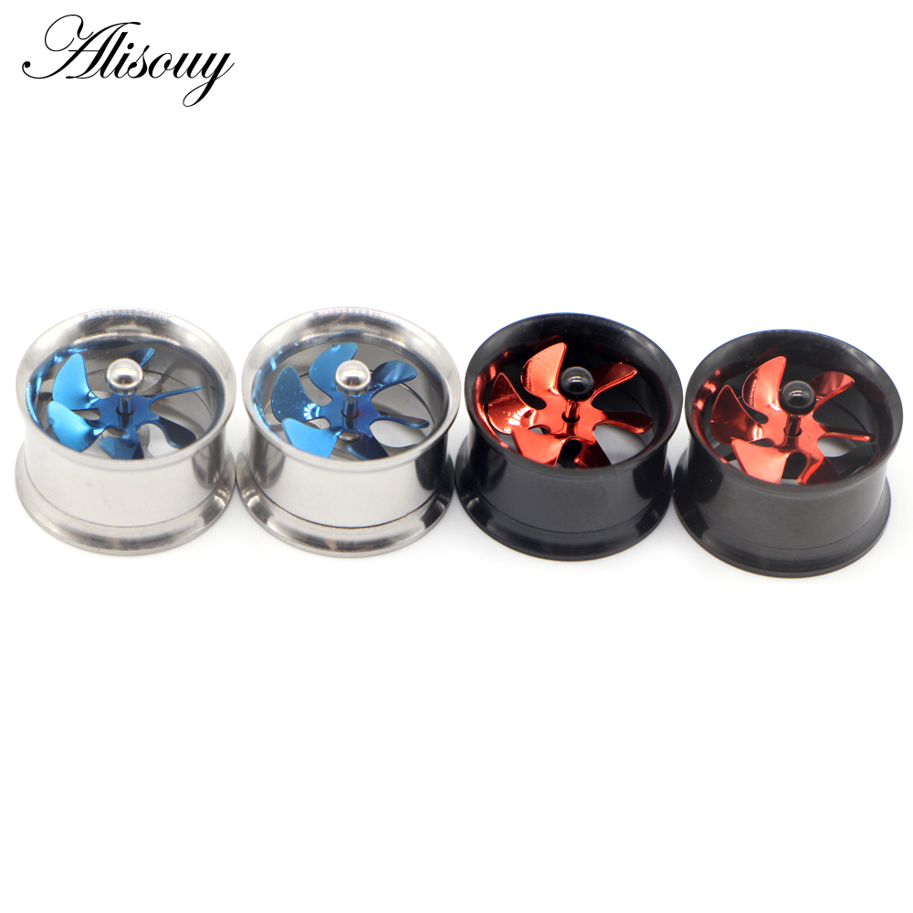 Alisouy 2Pcs Screw Propeller E - Body Jewelry Ear Plugs のレビューと価格