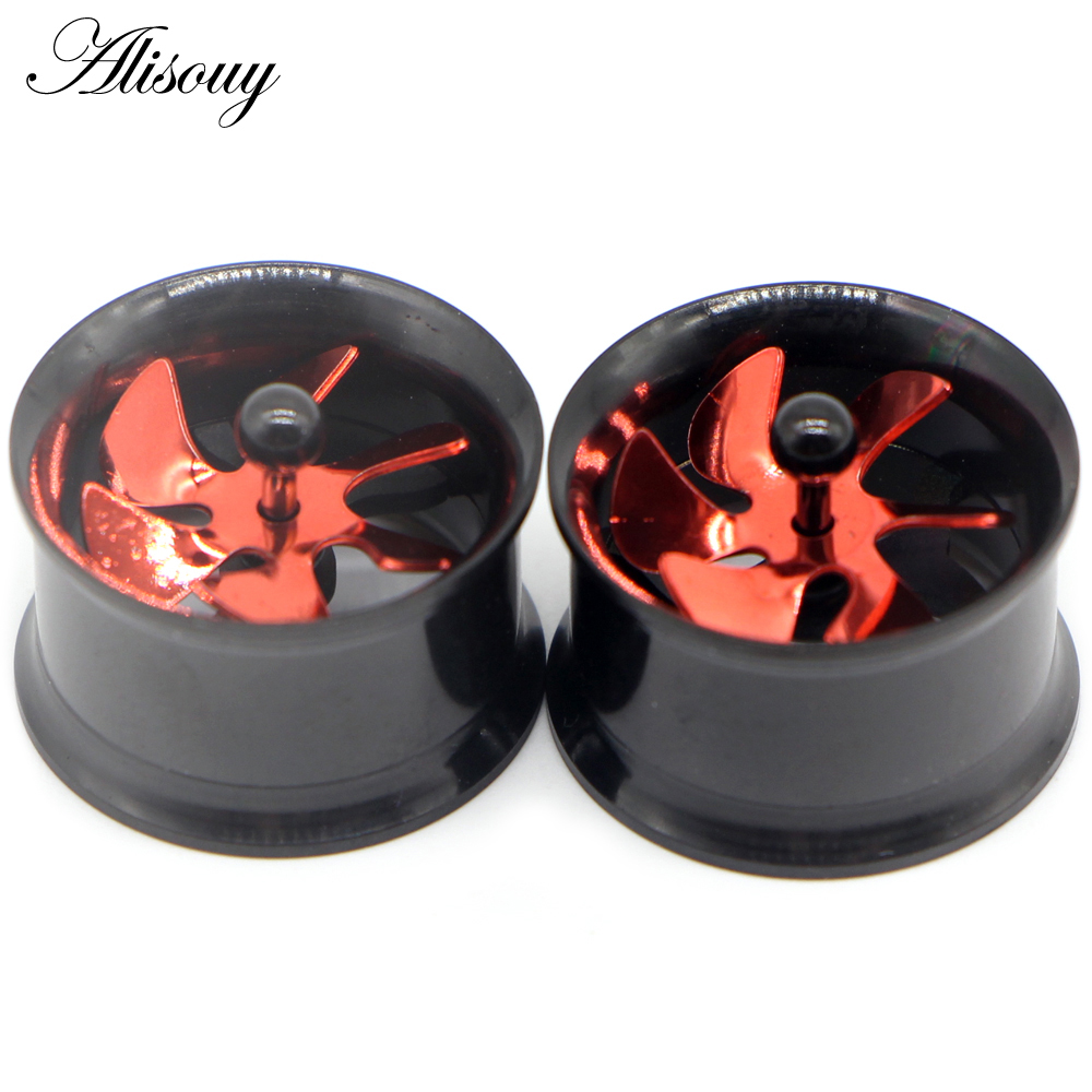 Alisouy 2Pcs Screw Propeller E - Body Jewelry Ear Plugs のレビューと価格