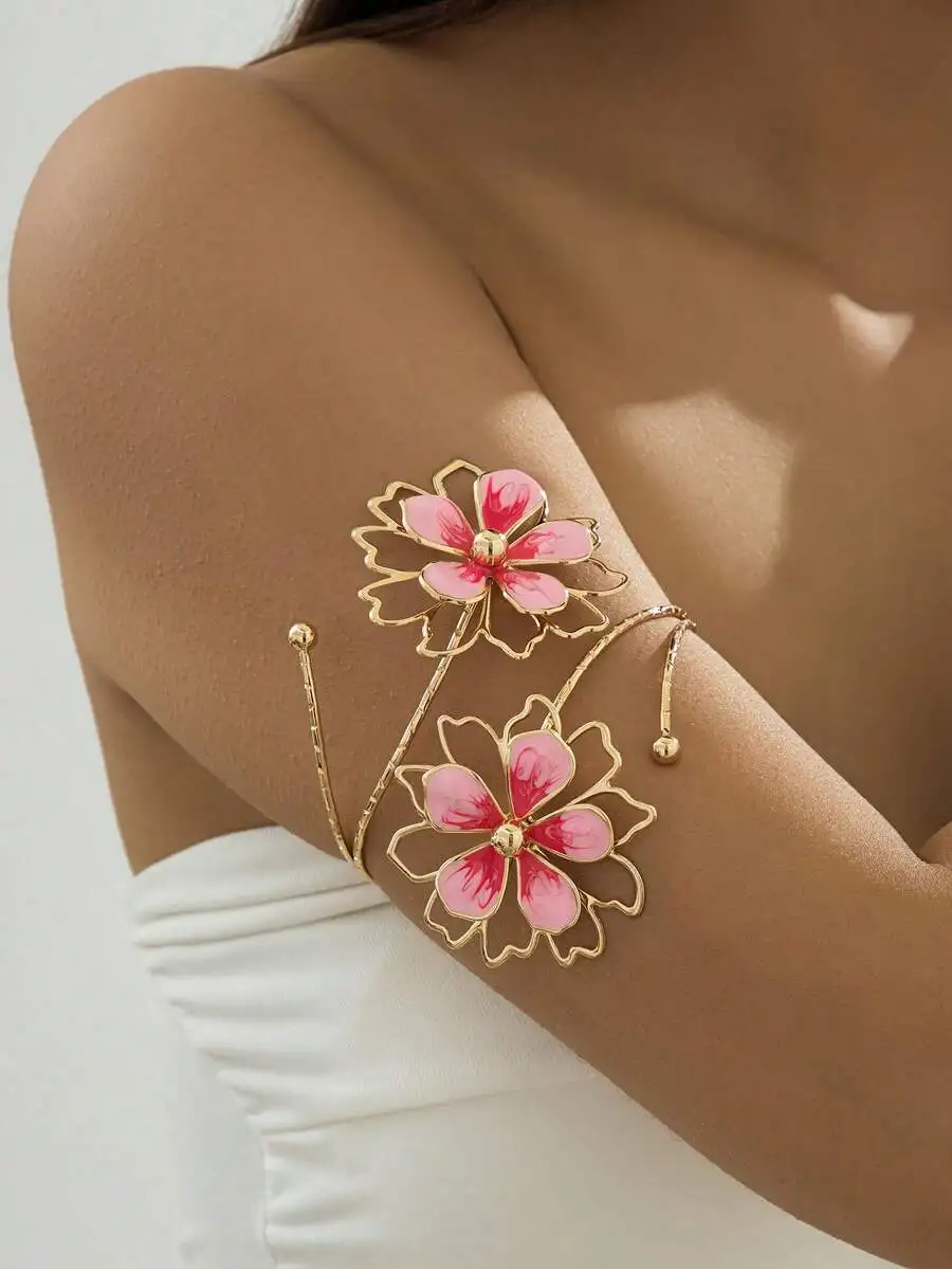 Floral Pearl Necklace Earring  - Body Jewelry Rings のレビューと価格