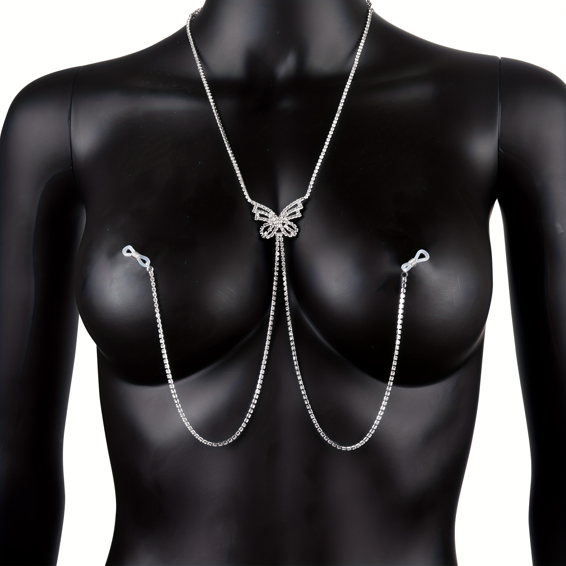 1 pc Tassel Butterfly Nipple C - Body Jewelry Rings のレビューと価格