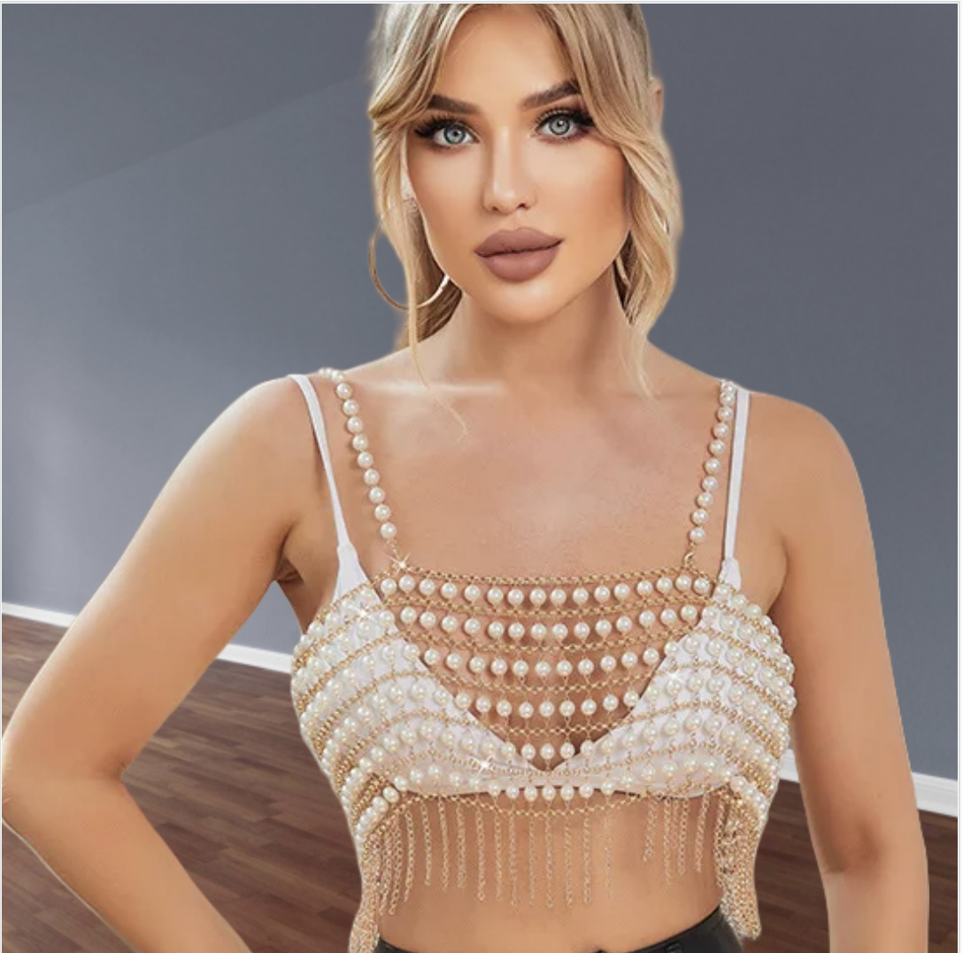 Sexy​ ​Lingerie Women Fashion  - Body Jewelry Vest のレビューと価格