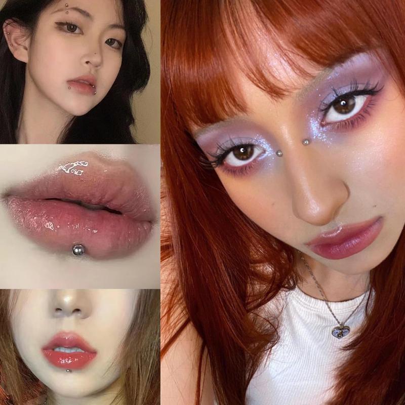 321pcs Non Piercing Lip Studs  - Body Jewelry Rings のレビューと価格