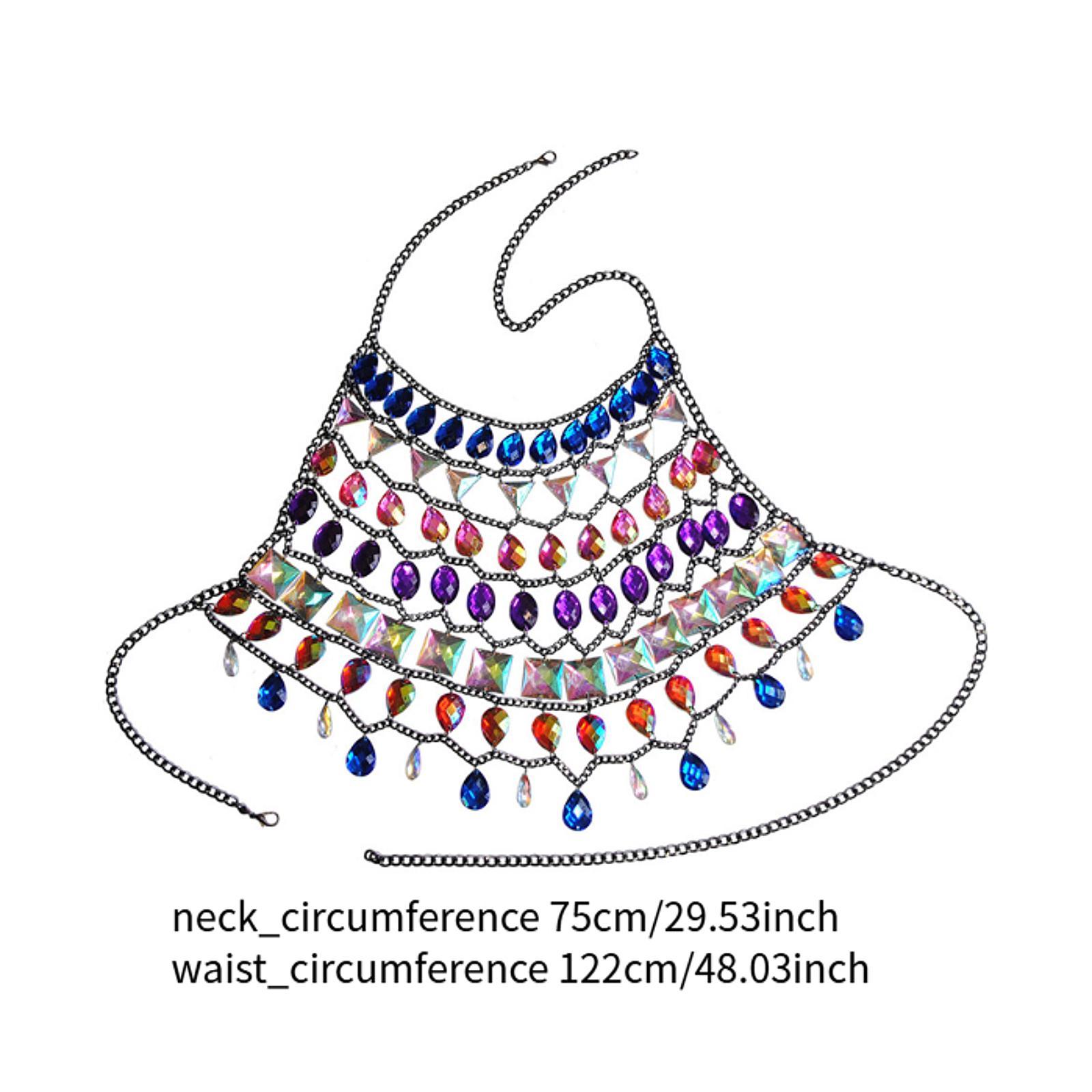 Rhinestones Bra Chain Creative - Body Jewelry For Backless Dress のレビューと価格