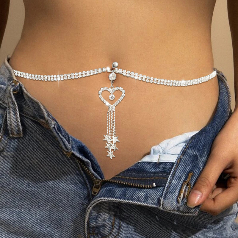 GLAMing Boho Heart Dangle Rhin - Body Jewelry Rings のレビューと価格