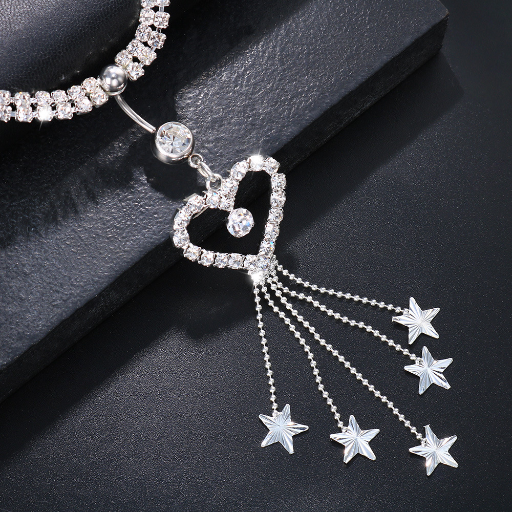 GLAMing Boho Heart Dangle Rhin - Body Jewelry Rings のレビューと価格