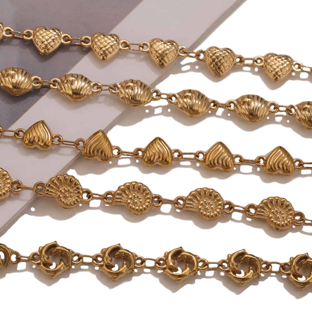 1M PVD Gold Stainless Steel He - Body Jewelry Gold のレビューと価格
