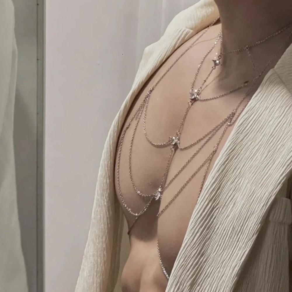 Body Jewelry Glitter Rhineston - Body Jewelry Harness のレビューと価格
