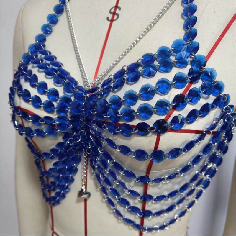 Women Body Chest Chain Fashion - Body Jewelry Vest のレビューと価格